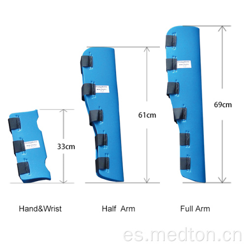 Kit de férula de emergencia para fijación de fracturas